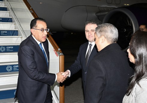 Misirin Baş naziri iqlim sammitində iştirak etmək üçün Azərbaycana səfərə gəlib