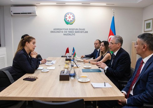 Muxtar Babayev albaniyalı nazirlə iqlim dəyişmələri sahəsində gələcək əməkdaşlıq müzakirə edilib