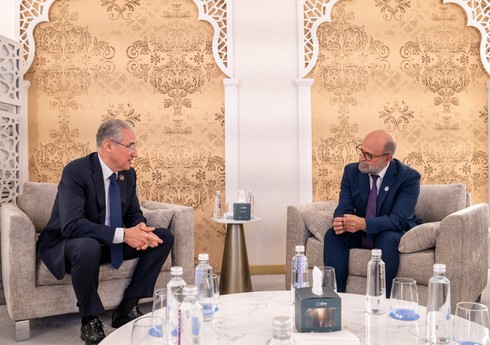 Muxtar Babayev GEF-in baş direktoru ilə COP29-un nəticələrini müzakirə edib