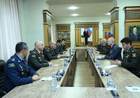 NATO nümayəndə heyəti ilə hərbi təhsil sahəsi müzakirə edilib
