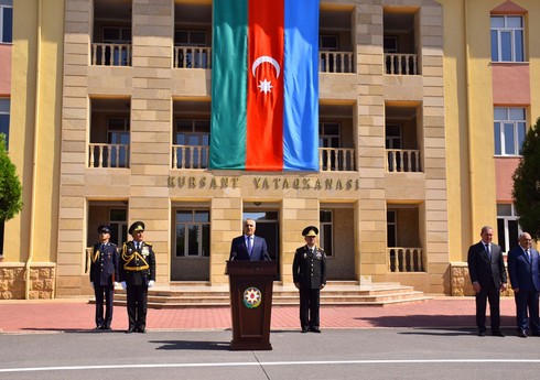 Naxçıvanda Heydər Əliyev adına Hərbi Lisey kursantlarının buraxılış mərasimi keçirilir