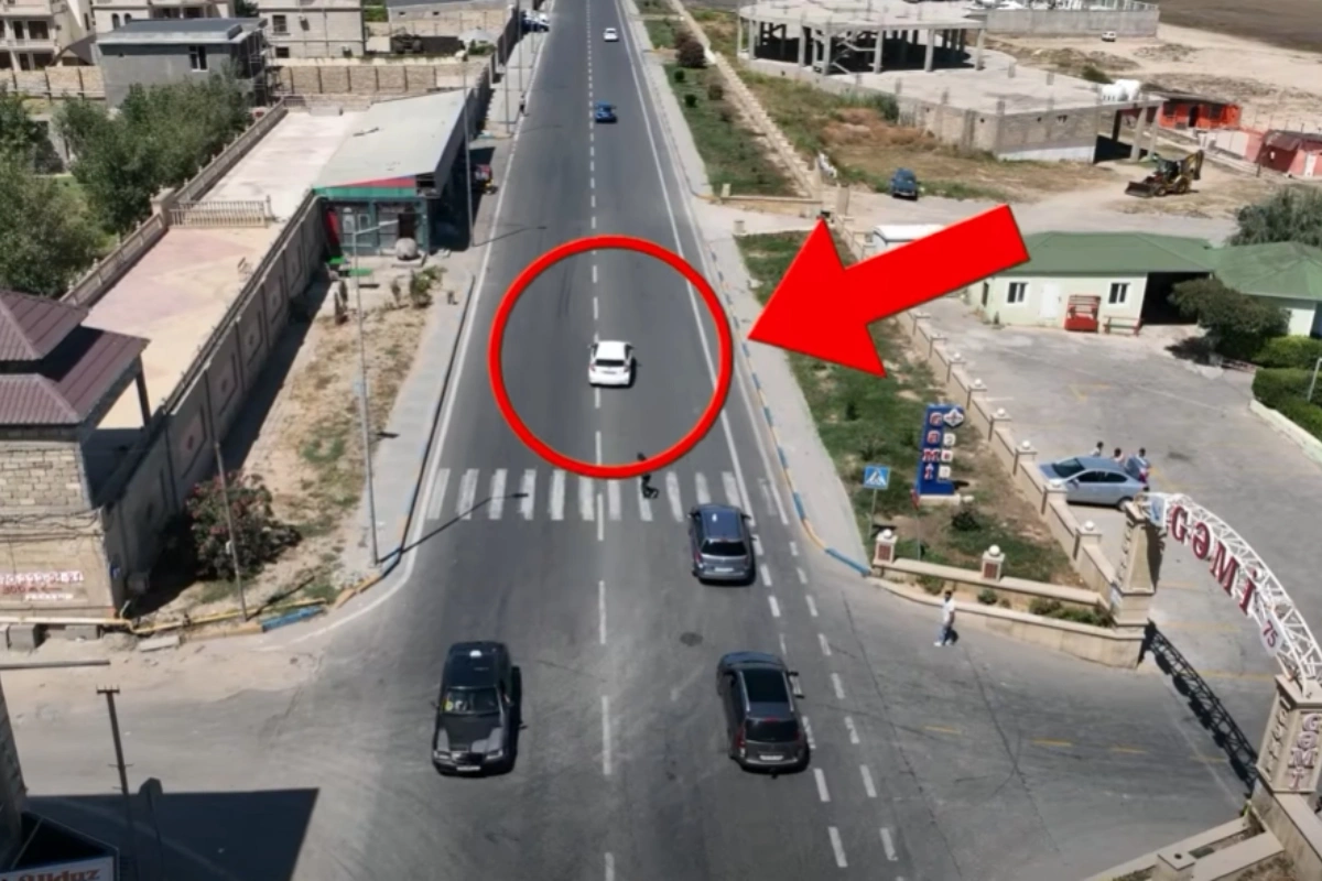 Novxanıdakı piyada keçidinin varlığı yoxluğundan daha təhlükəlidir