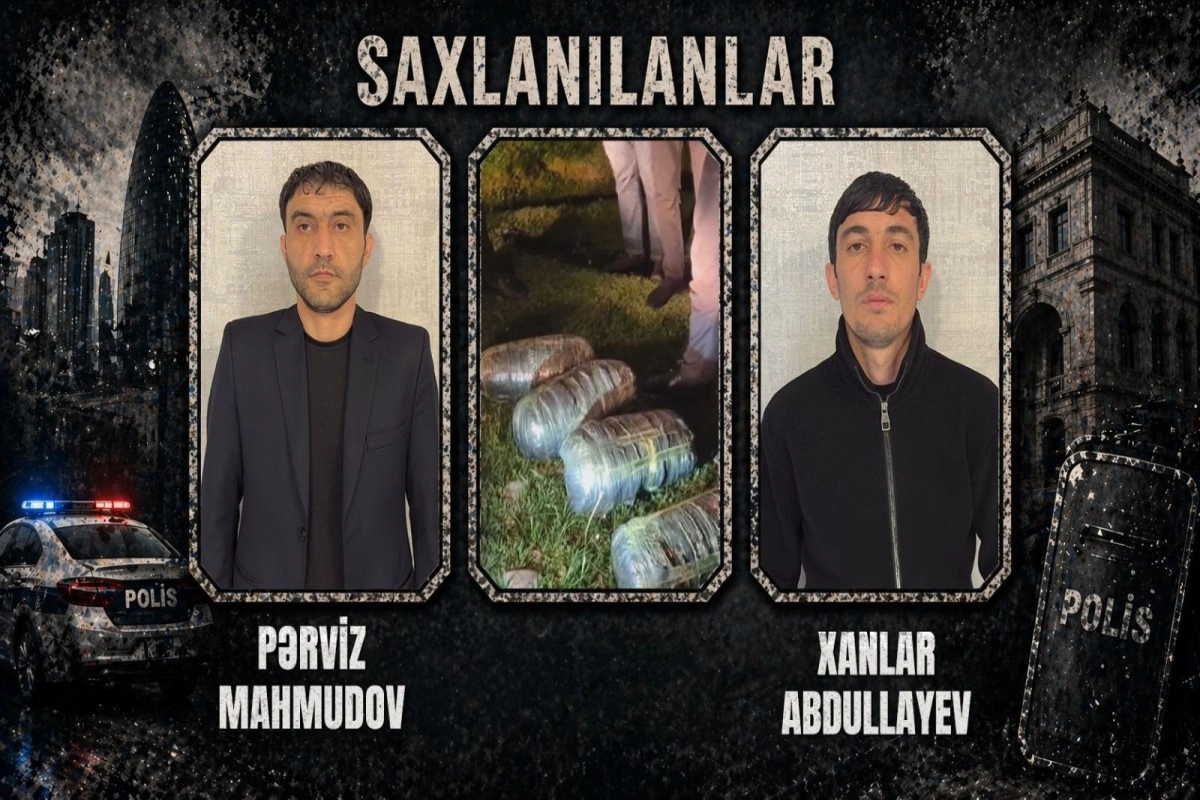 Oğuzda narkokuryerlər saxlanılıb