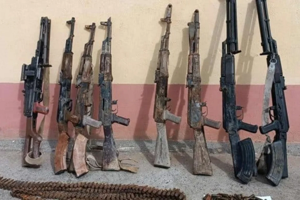 Ötən gün ölkədə 8 avtomat, 2 pulemyot və digər silah-sursatlar aşkarlanıb