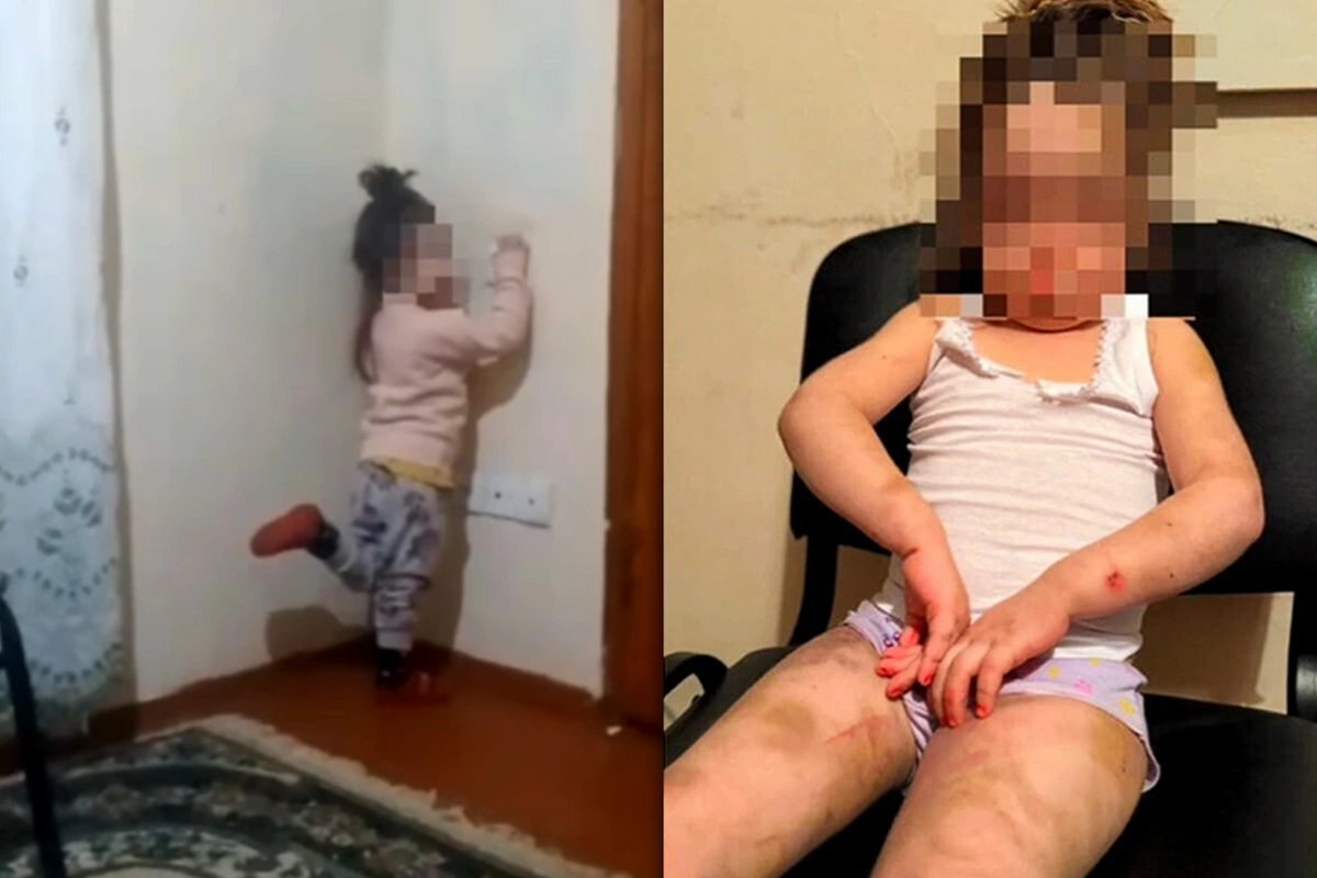 Övladına işgəncə verən ana saxlanıldı