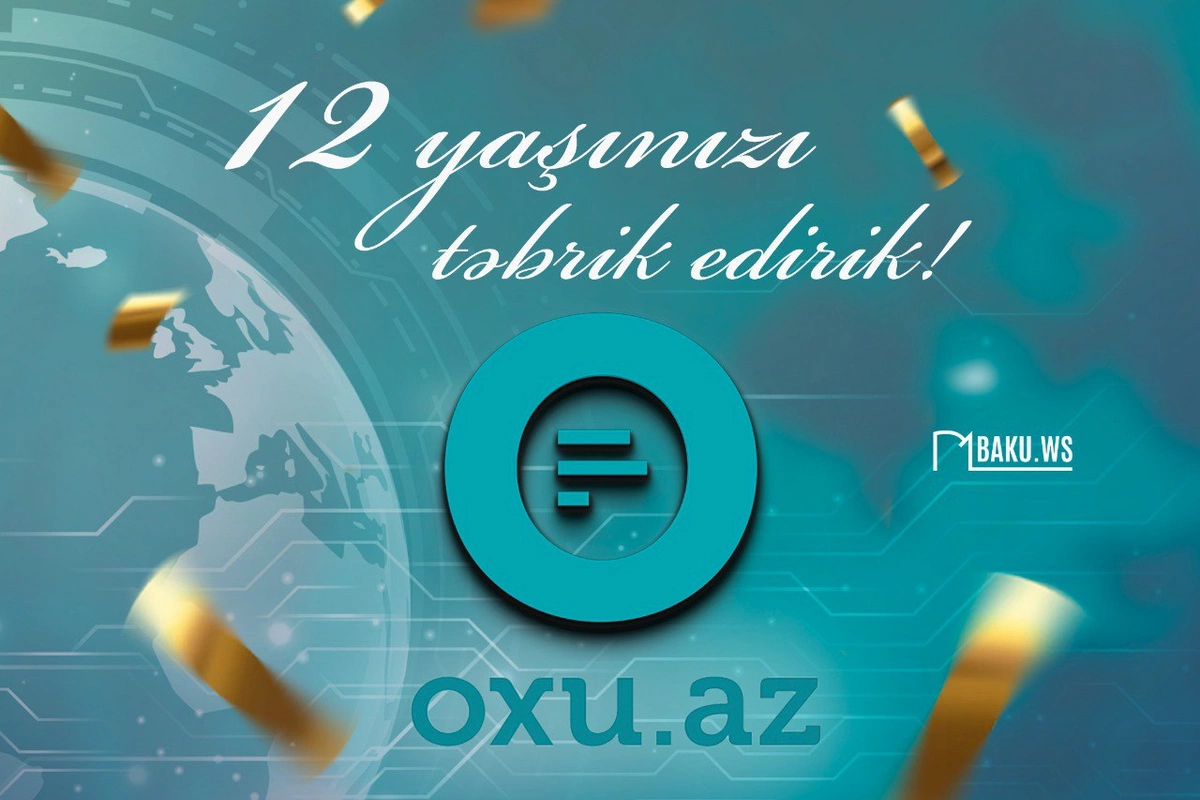 Oxu.Az xəbər saytı 12 yaşını qeyd edir