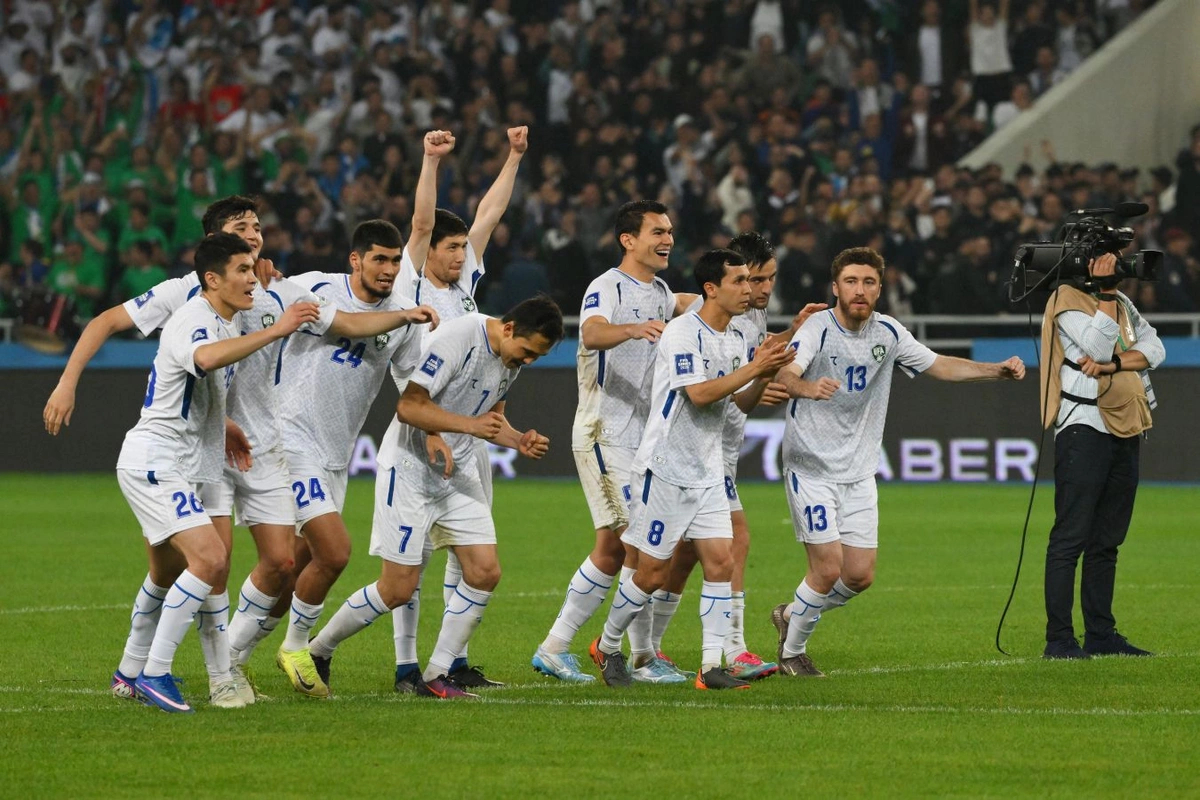 Özbəkistan millisi DÇ-2026 zamanı 