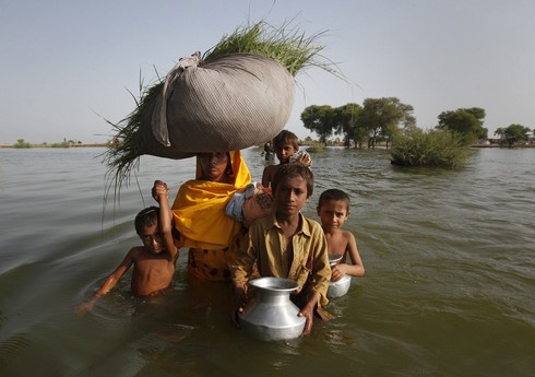 Pakistan ərazisinin üçdə birindən çoxu su altındadır