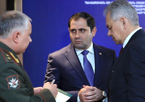 Papikyan və Şoyqu müdafiə sahəsində əməkdaşlığı müzakirə ediblər