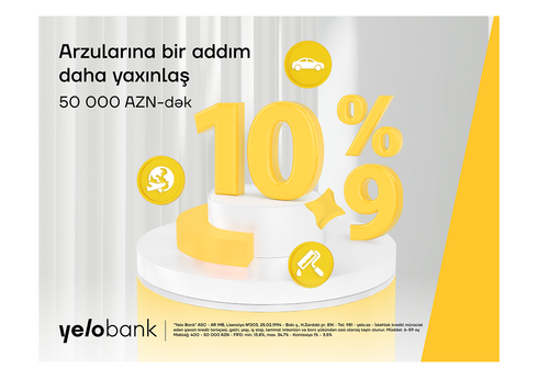 Planlarını ertələmə, “Yelo Bank”dan kreditlə həyata keçir!