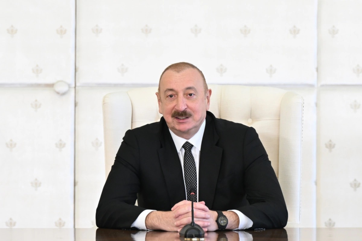Prezident Bakı-Ələt-Qazax-Gürcüstan ilə dövlət sərhədi magistral yolunda görülən işlərlə tanış olub