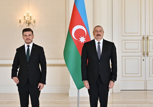 Prezident Bosniya və Herseqovinanın yeni səfirinin etimadnaməsini qəbul edib