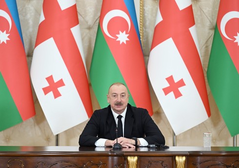 Prezident: Gürcüstanla Azərbaycan Avropa ilə Asiya arasındakı körpü rolunu uğurla oynayır