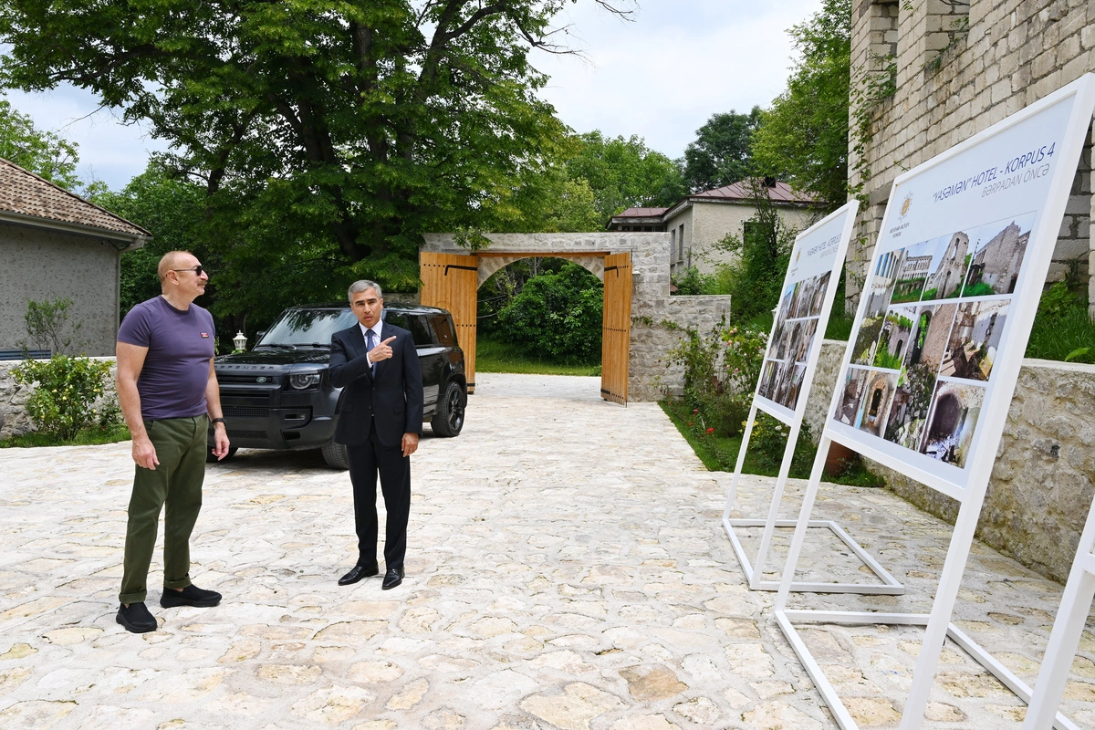 Prezident İlham Əliyev Şuşada 