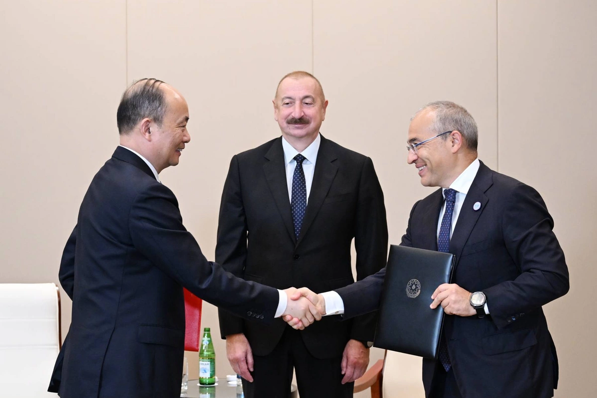 Prezident İlham Əliyev Tiencin şəhərində 