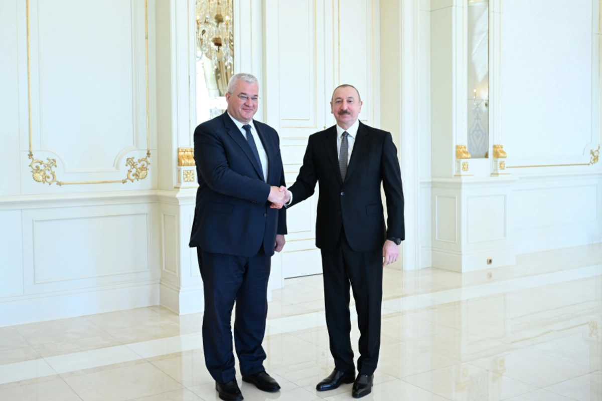 Prezident İlham Əliyev Ukraynanın xarici işlər nazirini qəbul edib