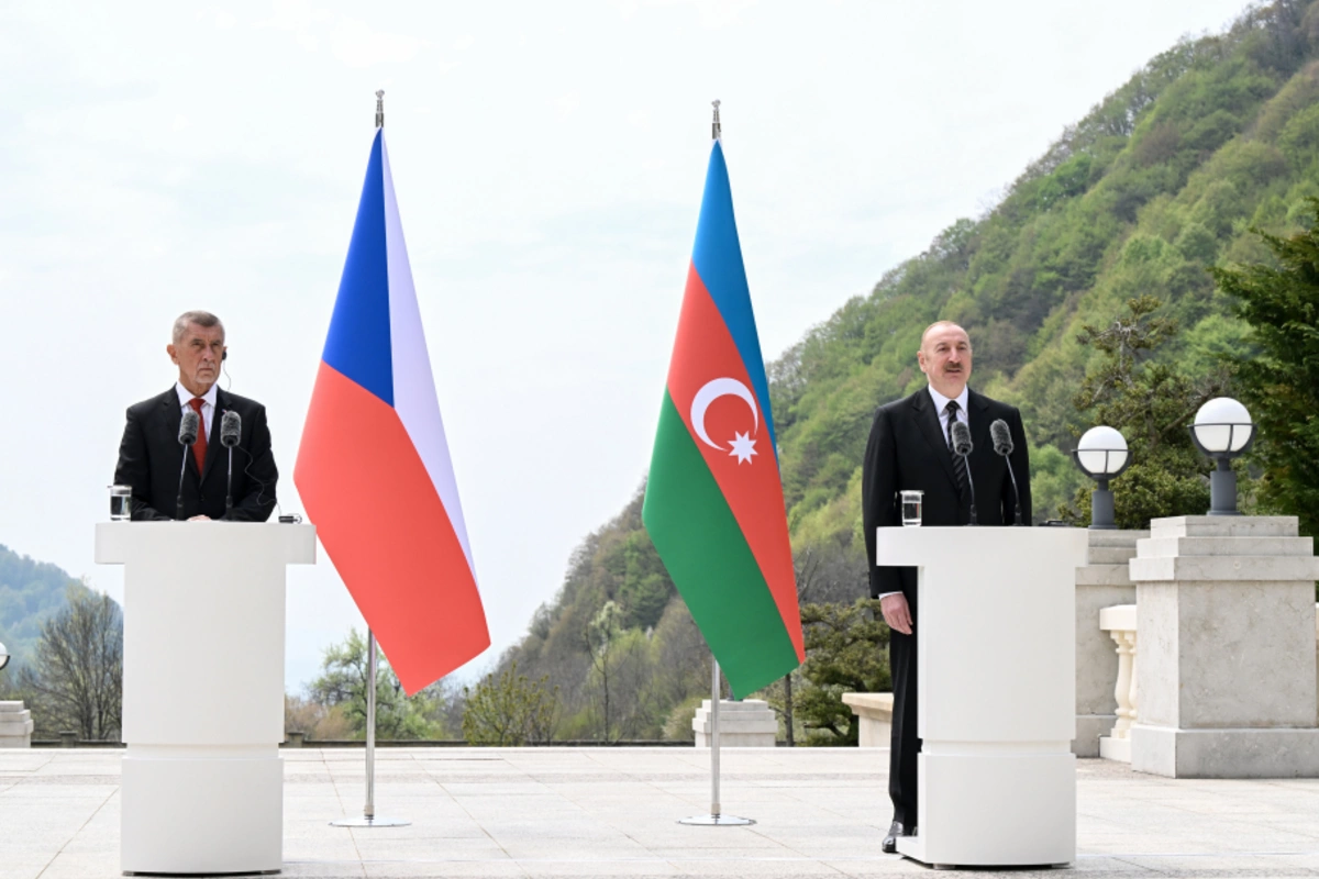 Prezident İlham Əliyev və Çexiyanın Baş naziri Andrey Babiş mətbuata bəyanatlarla çıxış ediblər