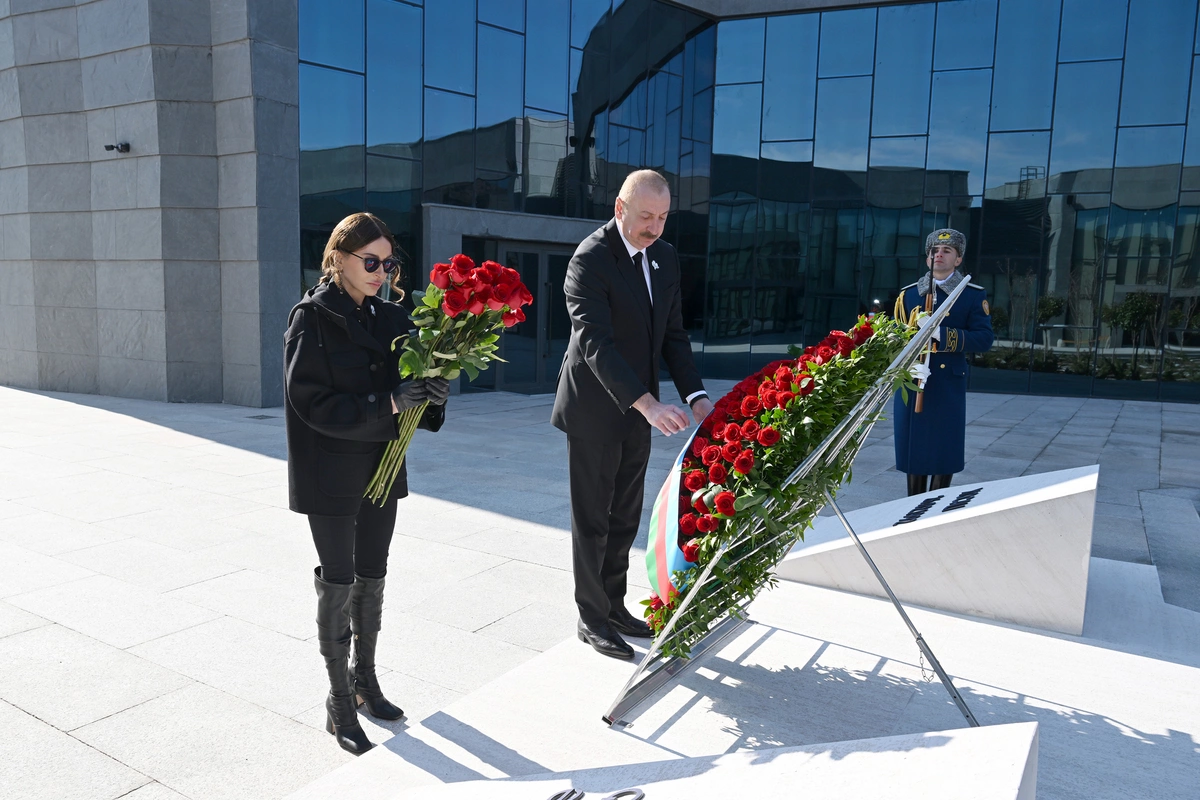 Prezident İlham Əliyev Xocalı Soyqırımı Memorialının açılışında iştirak edib Prezident İlham Əliyev Xocalı Soyqırımı Memorialının açılışında iştirak edib