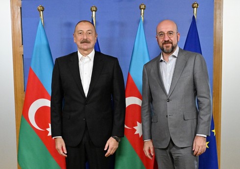 Prezident İlham Əliyev Şarl Mişelə minnətdarlığını bildirib Prezident İlham Əliyev Şarl Mişelə minnətdarlığını bildirib