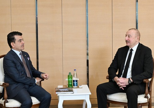 Prezident İlham Əliyev ICESCO-nun Baş direktoru ilə görüşüb - YENİLƏNİB