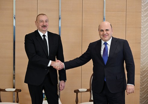 Prezident İlham Əliyev Rusiya Hökumətinin Sədri ilə görüşüb - YENİLƏNİB