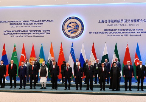 Prezident İlham Əliyev Səmərqənddə Şanxay Əməkdaşlıq Təşkilatının sessiyasında çıxış edib - YENİLƏNİB-3