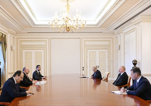 Prezident İlham Əliyev Türkiyənin sənaye və texnologiya nazirini qəbul edib