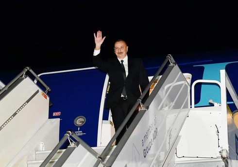 Prezident İlham Əliyevin Soçi şəhərinə işgüzar səfəri başa çatıb