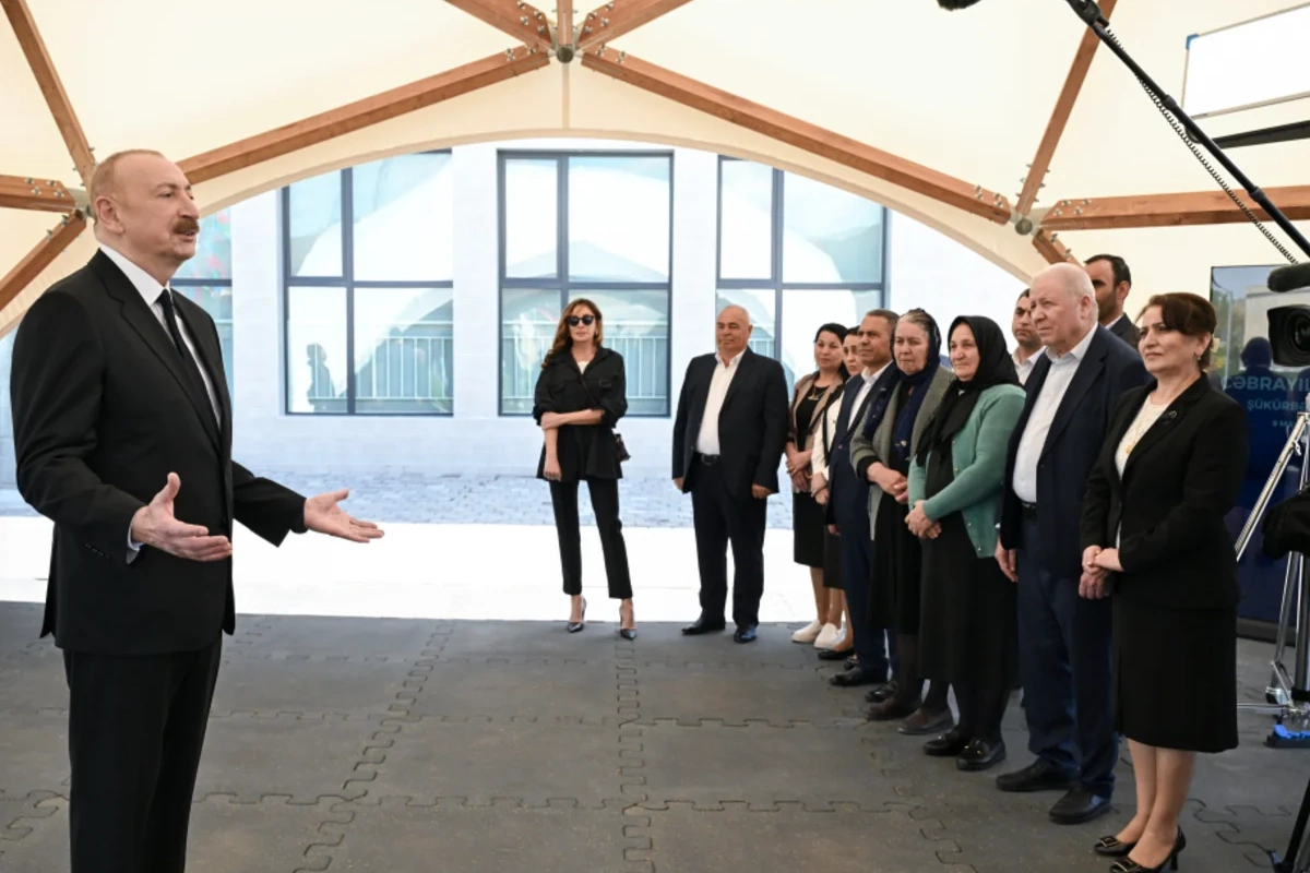 Prezident: Şükürbəyli kəndi tamamilə yenidən qurulub