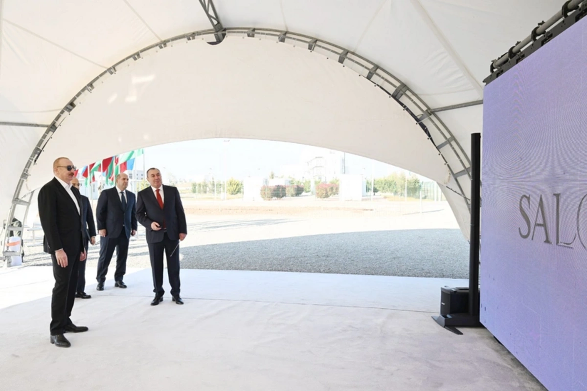 Prezidenti Ağdam Sənaye Parkında 