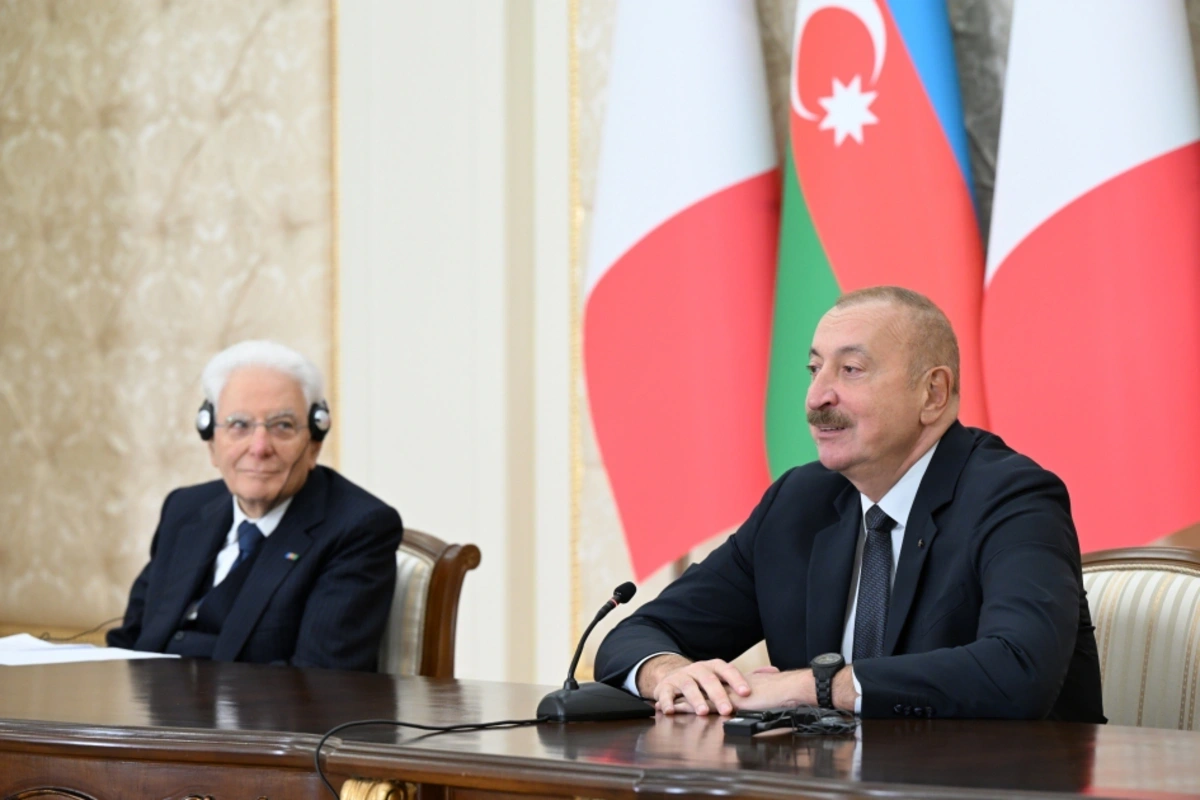 Prezidentin Mətbuat Xidməti İlham Əliyevin İtaliya prezidenti ilə görüşünə dair paylaşım edib