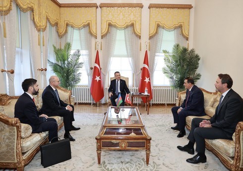 Pərviz Şahbazov Türkiyənin vitse-prezidenti ilə görüşüb