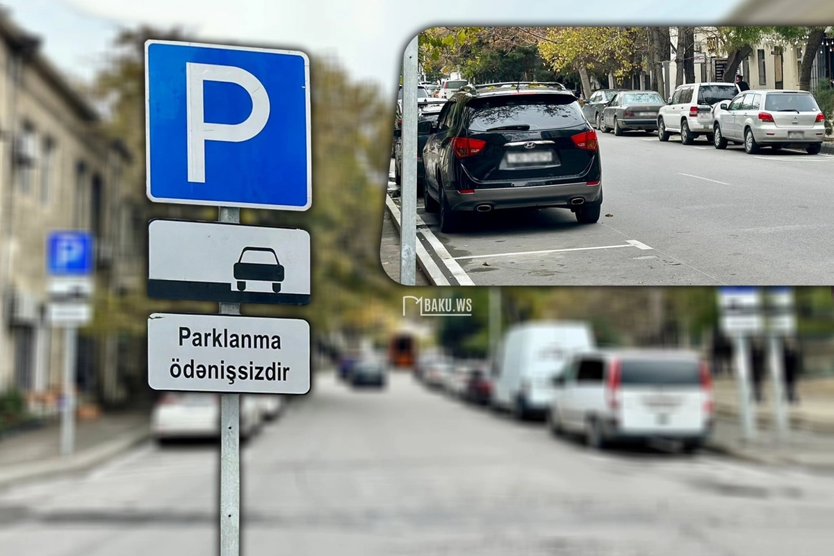 Pulsuz parkinqlərdə 1 manat tələb edənlərlə bağlı DİN-dən AÇIQLAMA