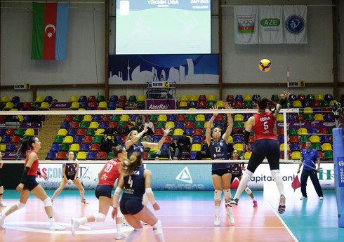 Qadın voleybolçular arasında Azərbaycan çempionatında VI turun oyunları baş tutub
