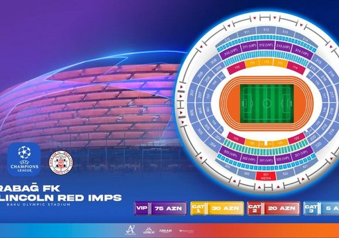 “Qarabağ” - “Linkoln” matçının biletlərinin satışa çıxarılacağı tarix açıqlanıb