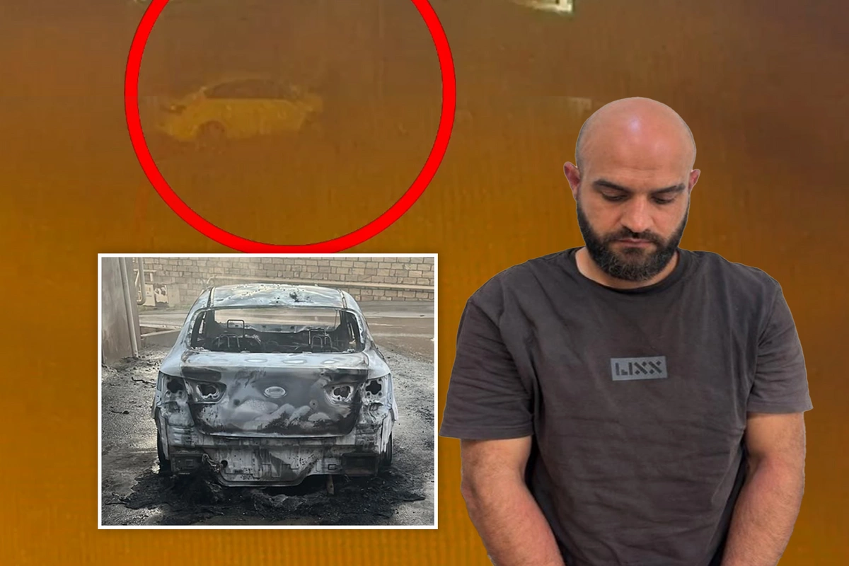 Qaradağda məktəb direktorunun avtomobilini yandırmaqda təqsirləndirilən şəxs həbs edilib