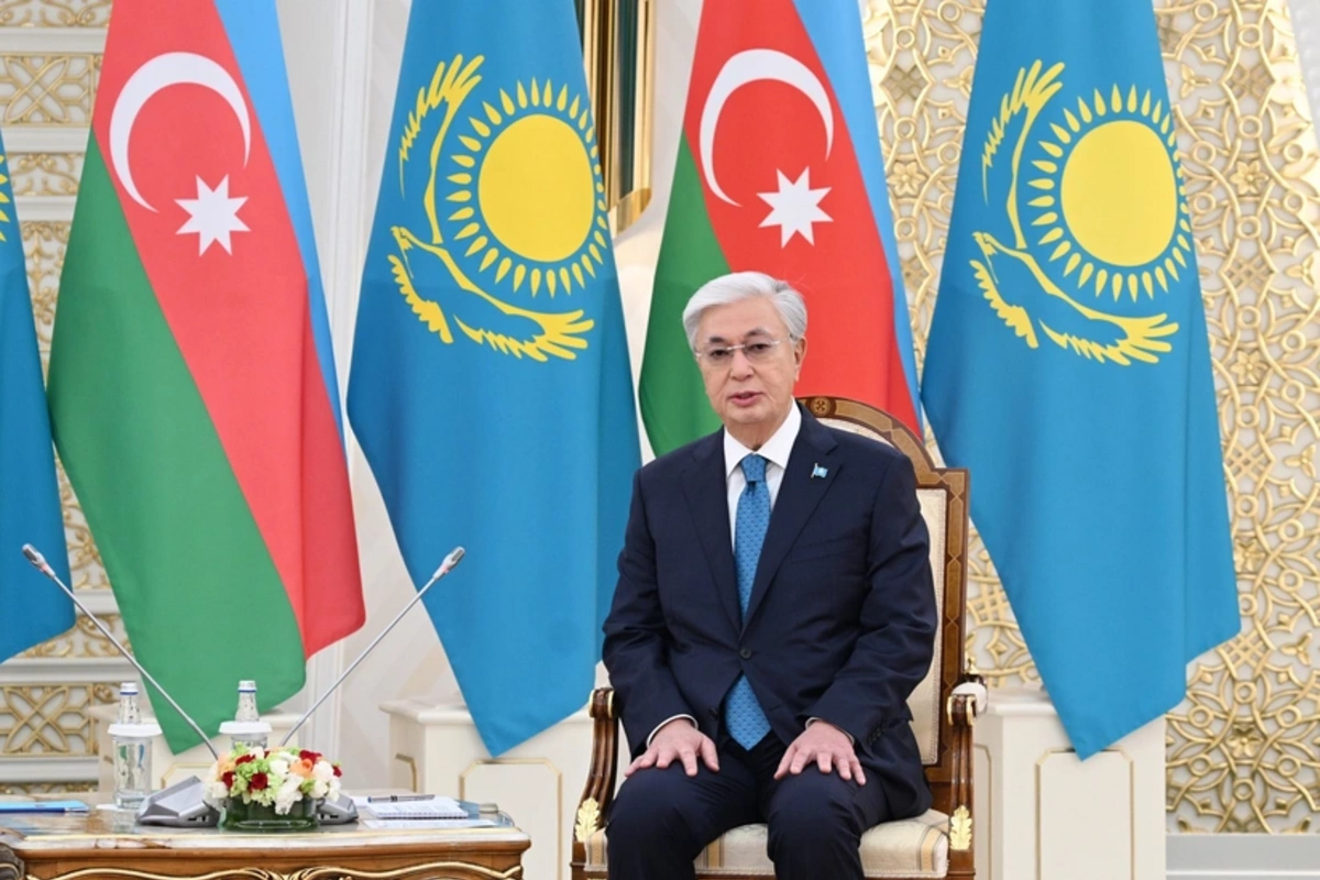 Qazaxıstan Prezidenti Prezident İlham Əliyevin ikitərəfli münasibətlərin inkişafına töhfəsini qeyd edib