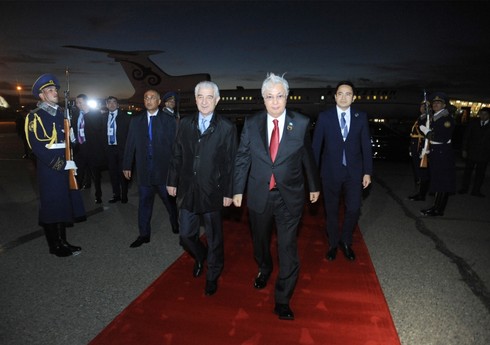 Qazaxıstan Prezidentinin Azərbaycana səfəri başa çatıb