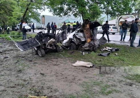 Qəbələdə ağır yol qəzasında ölən və yaralananların adları məlum olub - YENİLƏNİB