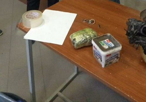 Qəbələdə narkokuryerlik edən şəxsdən külli miqdarda narkotik vasitə götürülüb