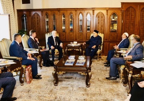 QMİ sədri Rusiya səfirini Azərbaycanda diplomatik fəaliyyətinin başa çatması münasibətilə qəbul edib