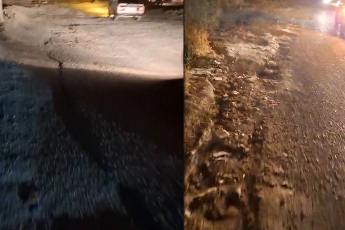 Qobu qəsəbəsində yollar bərbad vəziyyətdədir, işıq da yoxdur – Sakinlər şikayətçidir