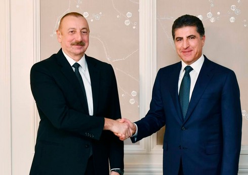 İraq Kürdüstan Regionunun başçısı Prezident İlham Əliyevə zəng edib