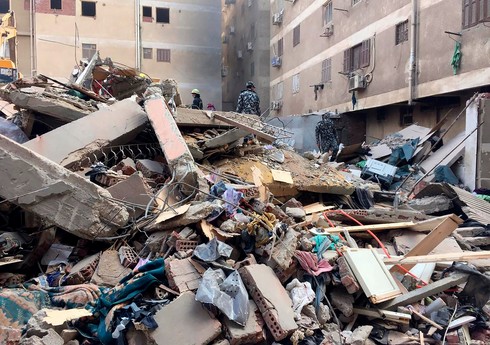 İraqda üçmərtəbəli bina çöküb, ölənlər var