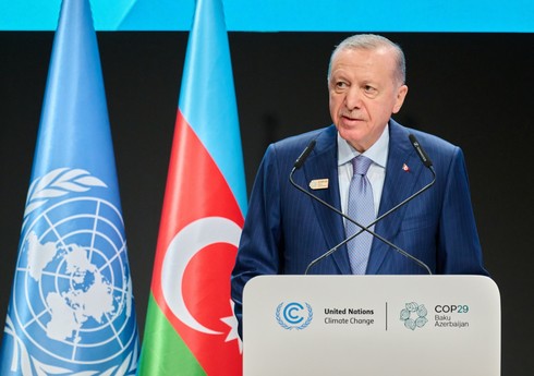 Ərdoğan: Uğurlu tədbirə və səmimi ev sahibliyinə görə İlham Əliyevi təbrik edirəm
