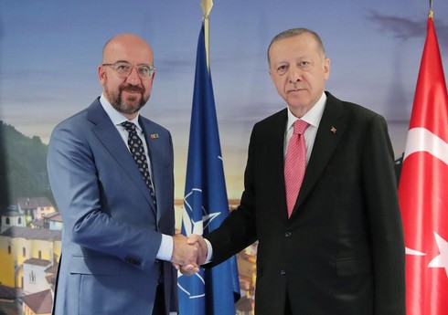 Ərdoğan və Mişel Türkiyənin Aİ-yə tamhüquqlu üzvlüyü ilə bağlı addımları müzakirə ediblər
