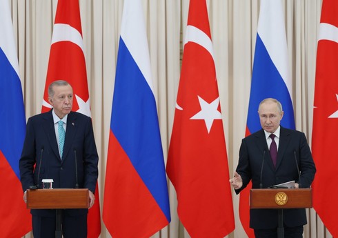 Ərdoğan və Putin Yaxın Şərqdəki durumu müzakirə edib