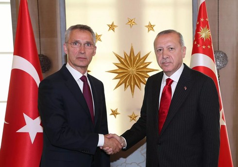 Ərdoğan və Stoltenberq arasında görüş olub