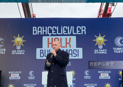Ərdoğan: “Xalqımın terror təşkilatlarından mədət umanlara həddini bildirmək ən böyük haqqıdır”