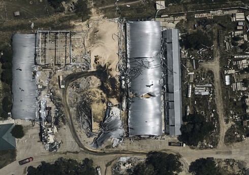 Rusiya Odessa vilayətində taxıl anbarlarına zərbə endirib